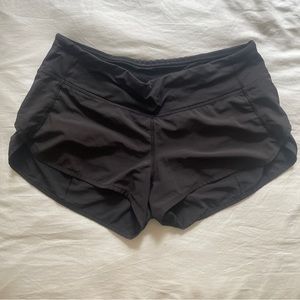 Lululemon speed short black size 6